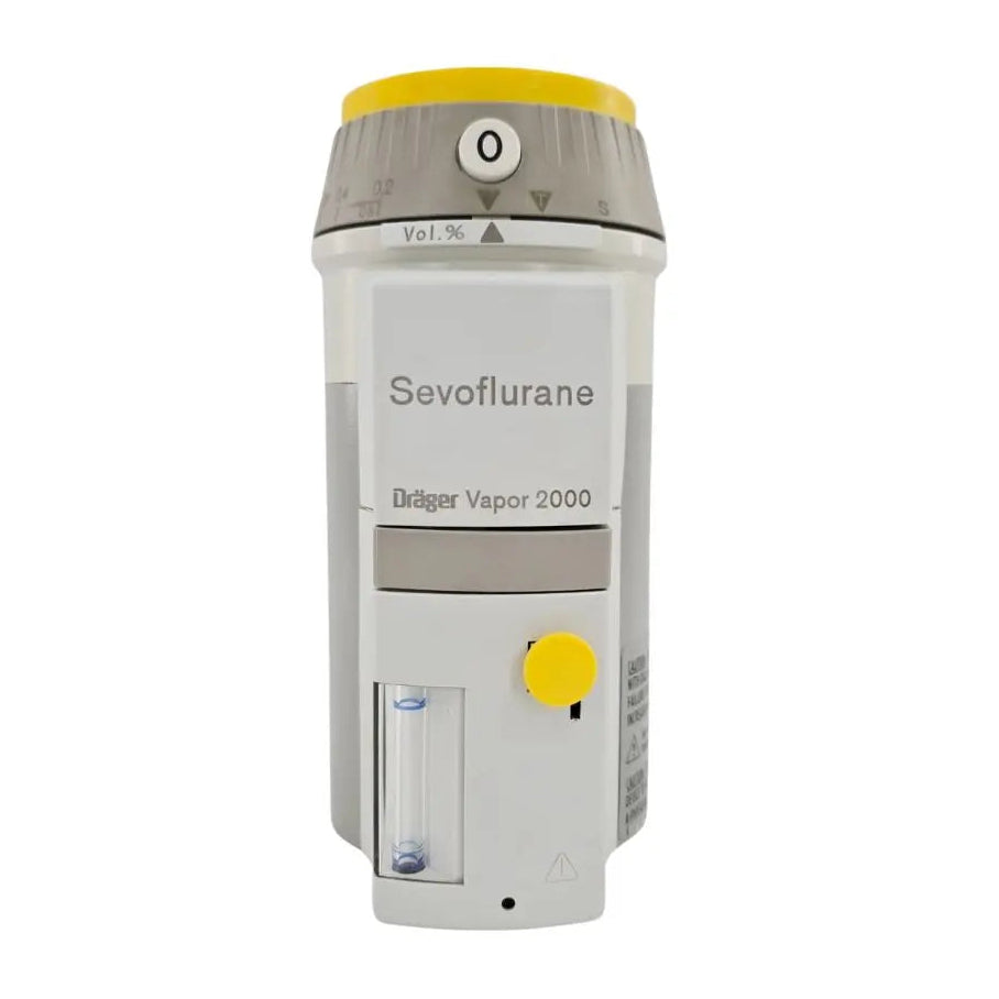 Drager M35170 Vapor 2000 Sevoflurane Anesthesia Vaporizer Primis Medical