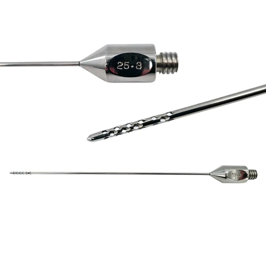 Wells Johnson 25 x 3 Becker Grater Liposuction Cannula 12" Primis Medical