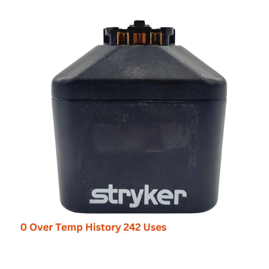 Stryker 7215-000-000 SmartLife Large Battery Pack 0 Over Temp History/ 242 Uses Stryker