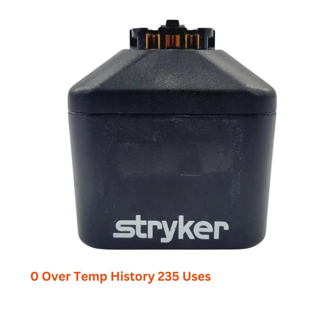 Stryker 7215-000-000 SmartLife Large Battery Pack 0 Over Temp History/ 235 Uses Stryker