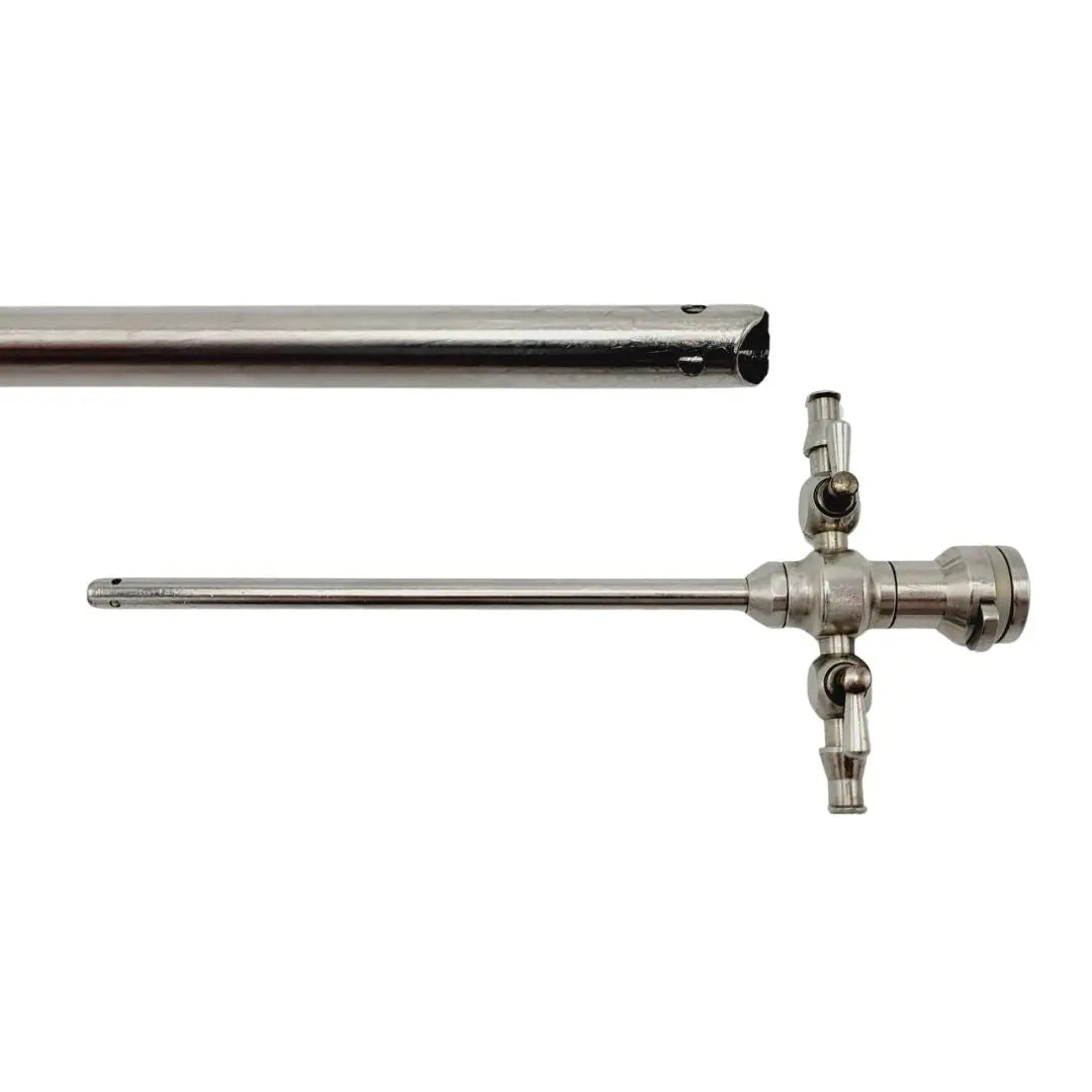 Stryker 747-031-550 5.8mm Cannula w/ 2 Rotating Stopcocks 6-1/8" Stryker