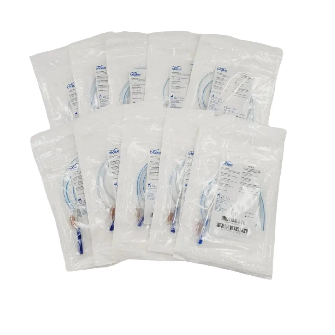 Ethicon 2229 Blake Silicone Drain 15 FR Round, Hubless w/ 3/16" Trocar Lot of 10 Ethicon