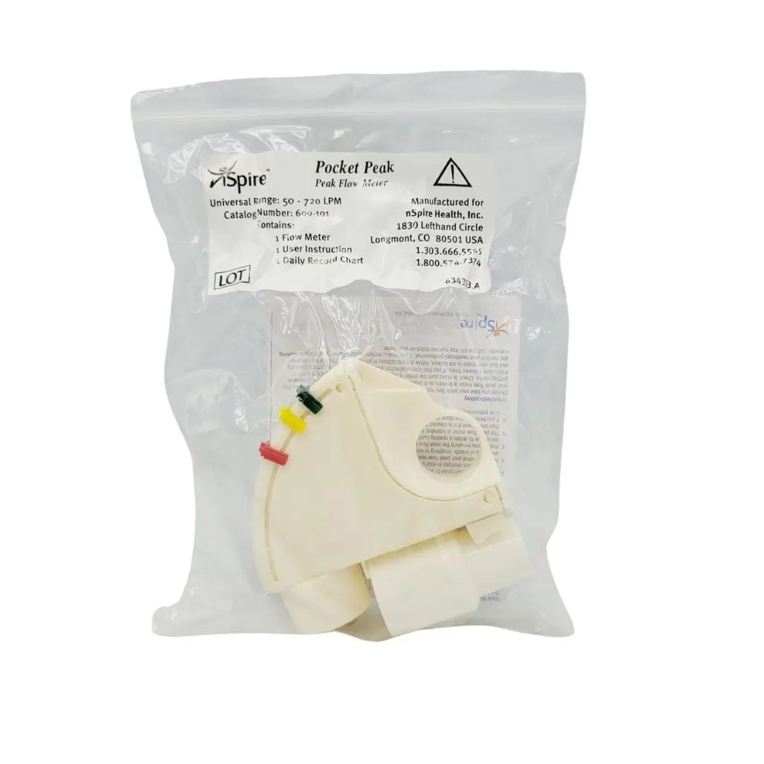 Nspire 600-101 Pocket Peak Flow Meter Universal Range 50-720 LMP Nspire