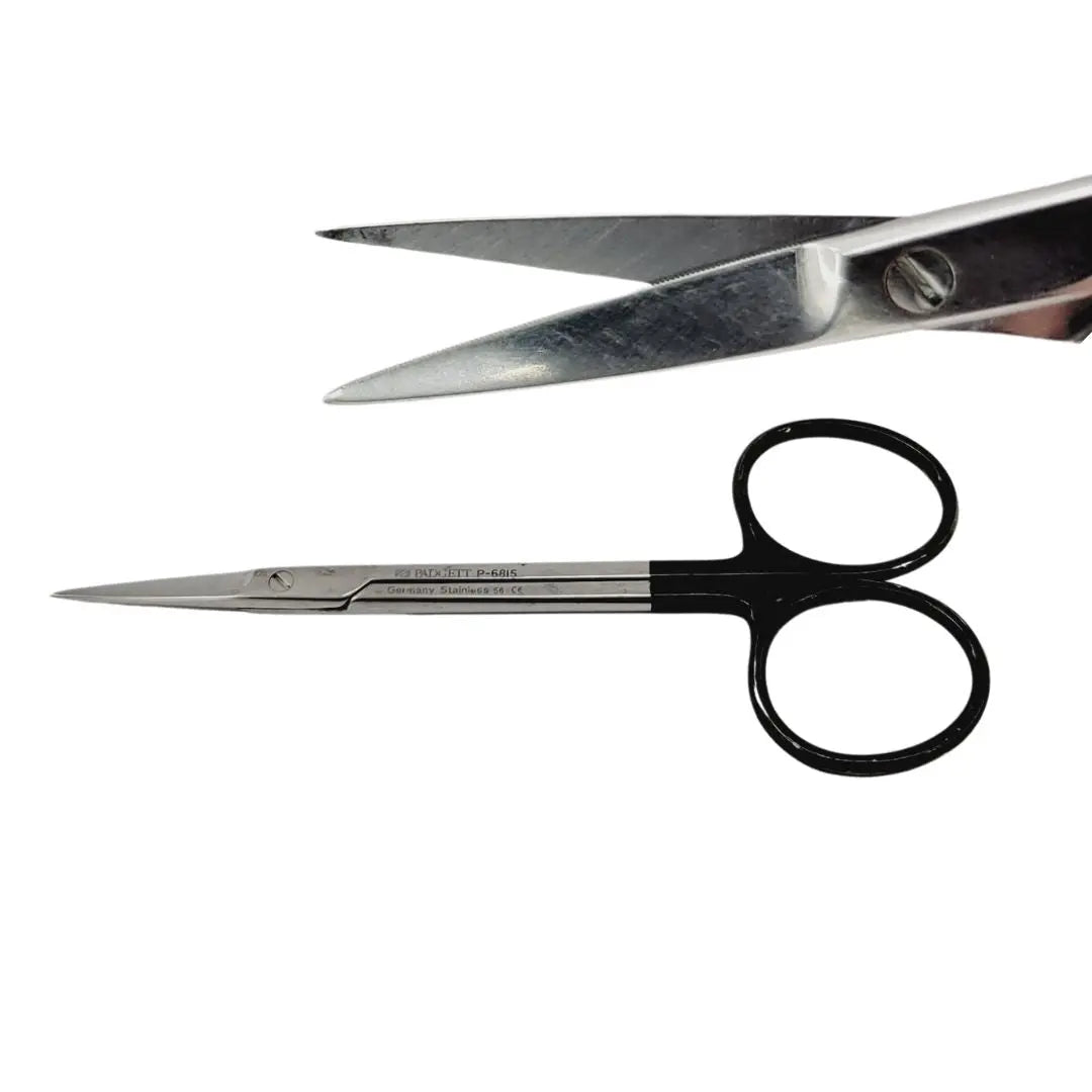 Padgett P-6815 Iris Tissue Scissor Supercut Straight 26.5mm Tip 4-1/2" Padgett