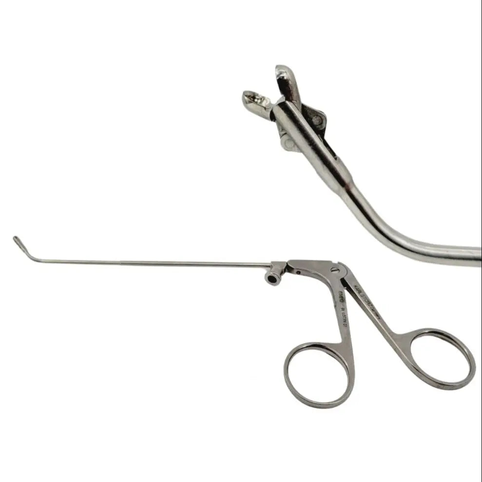 Karl Storz 651210 Kuhn Bolger Giraffe Double Spoon Forceps Angled 55° 7-1/2" Karl Storz