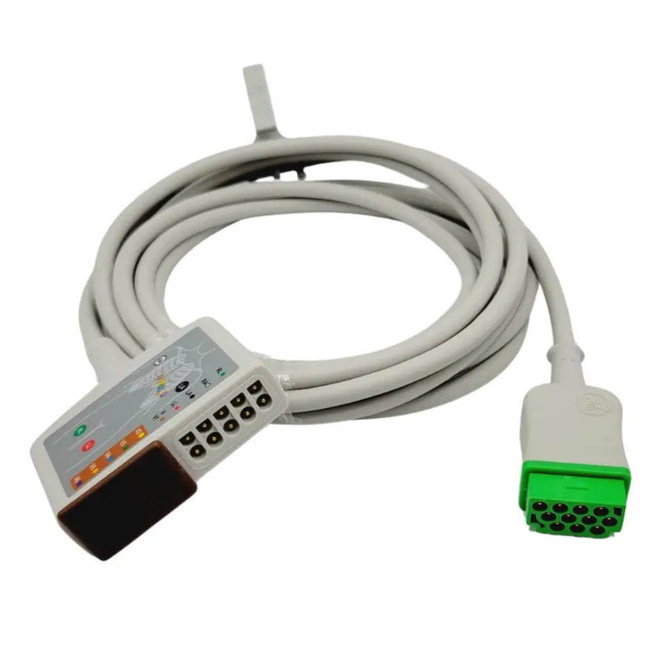 GE 2017006-001 Multi-Link 12 Lead AHA 3.6m Standard 12Ft Cable GE