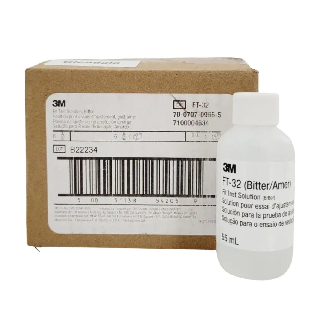3M FT-32 Replacement Fit Test Solution 55mL Box of 6 3M