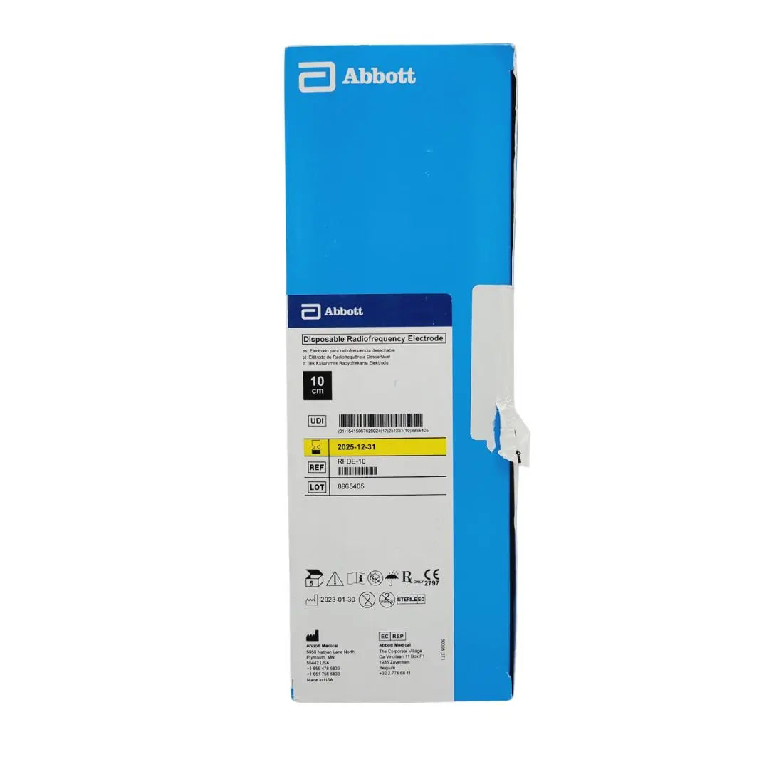 Abbott RFDE-10 Disposable Radiofrequency 10cm Electrode Box of 5 Abbott