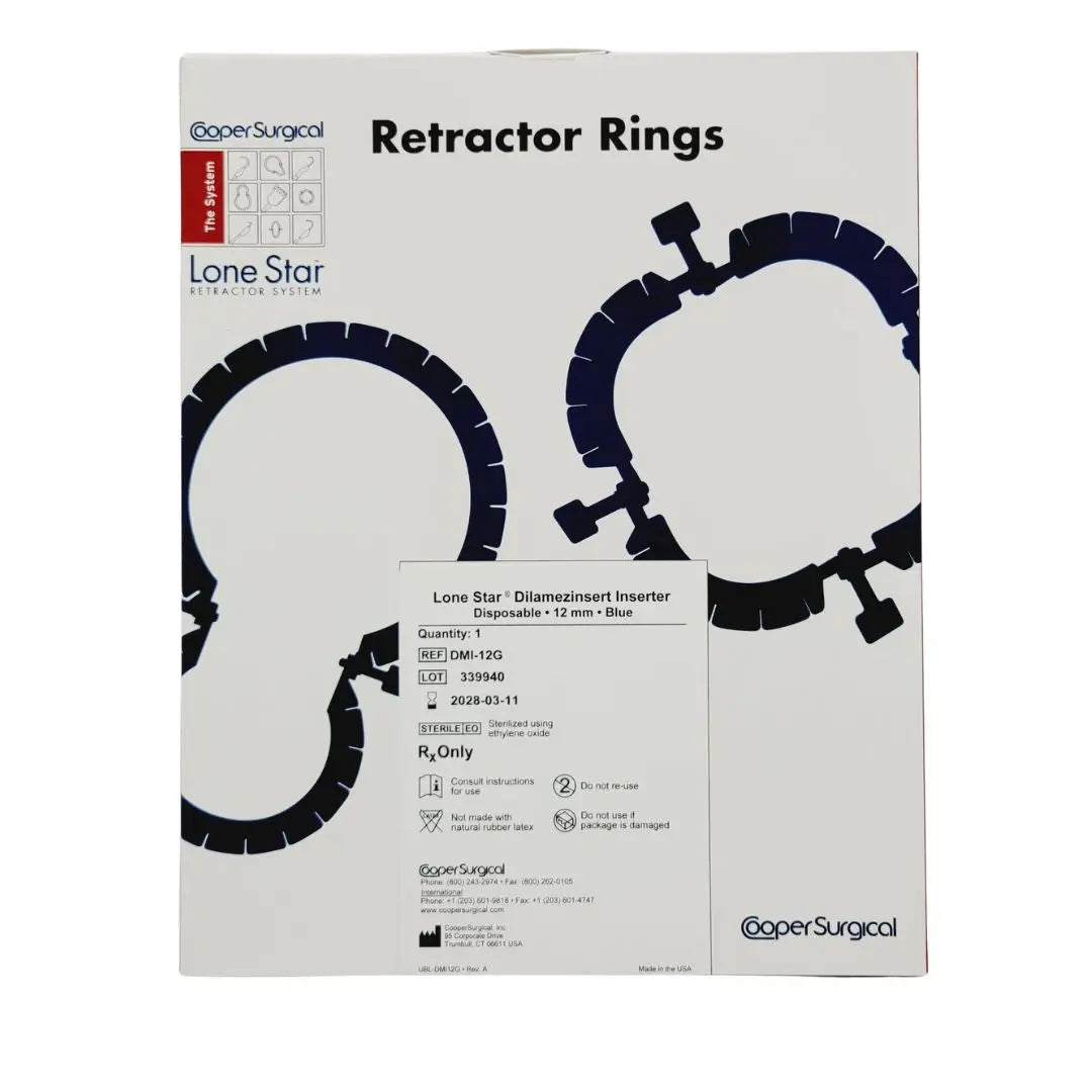 Cooper Surgical DMI-12G Rev A Lone Star Dilamezinsert Inserter Retractor Ring Cooper Surgical