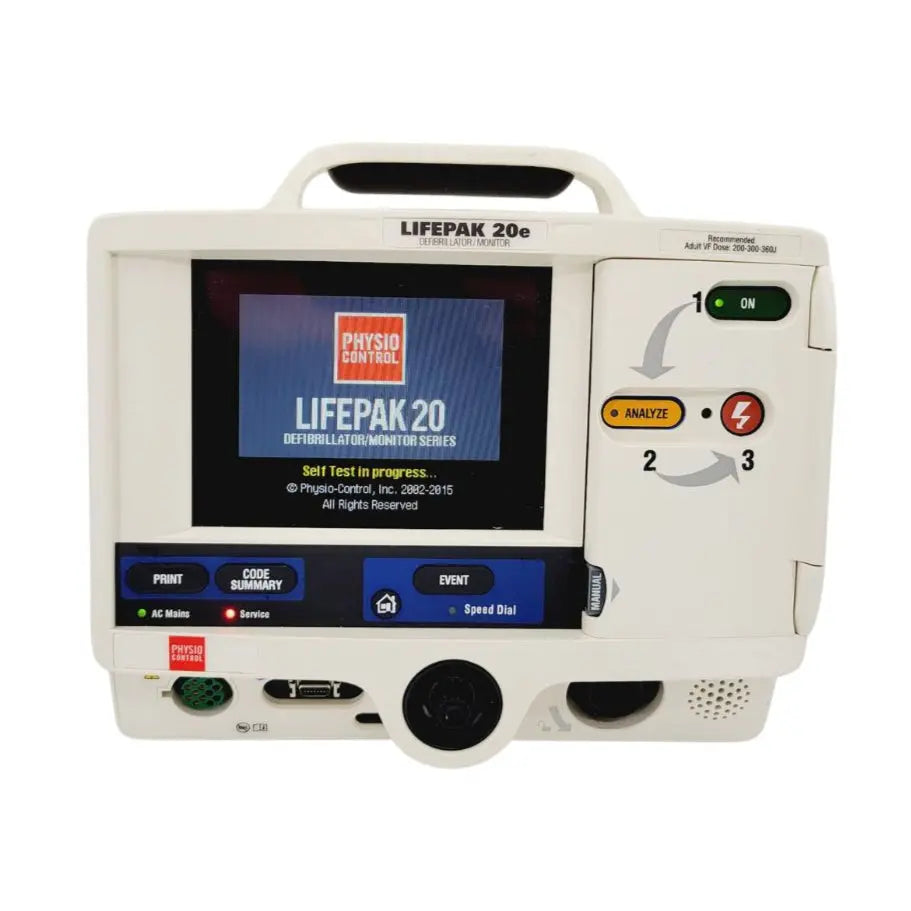 Physio Control Lifepak 20e Defibrillator Monitor 99507-000133 Certified Physio Control