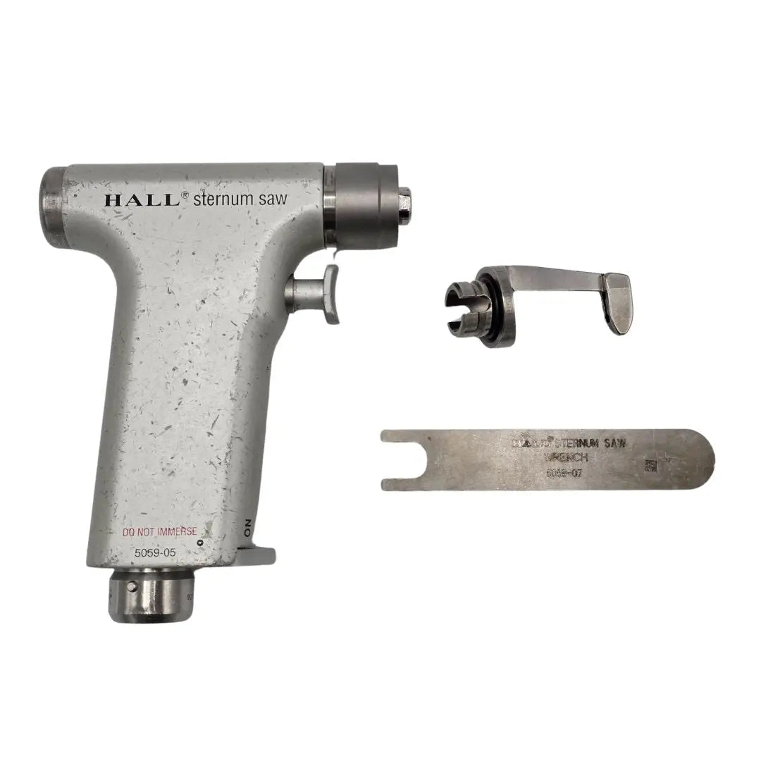 Hall 5059-05 Sternum Saw Handpiece w/ 5059-06 Sternum Guard & 5059-07 Wrench Hall