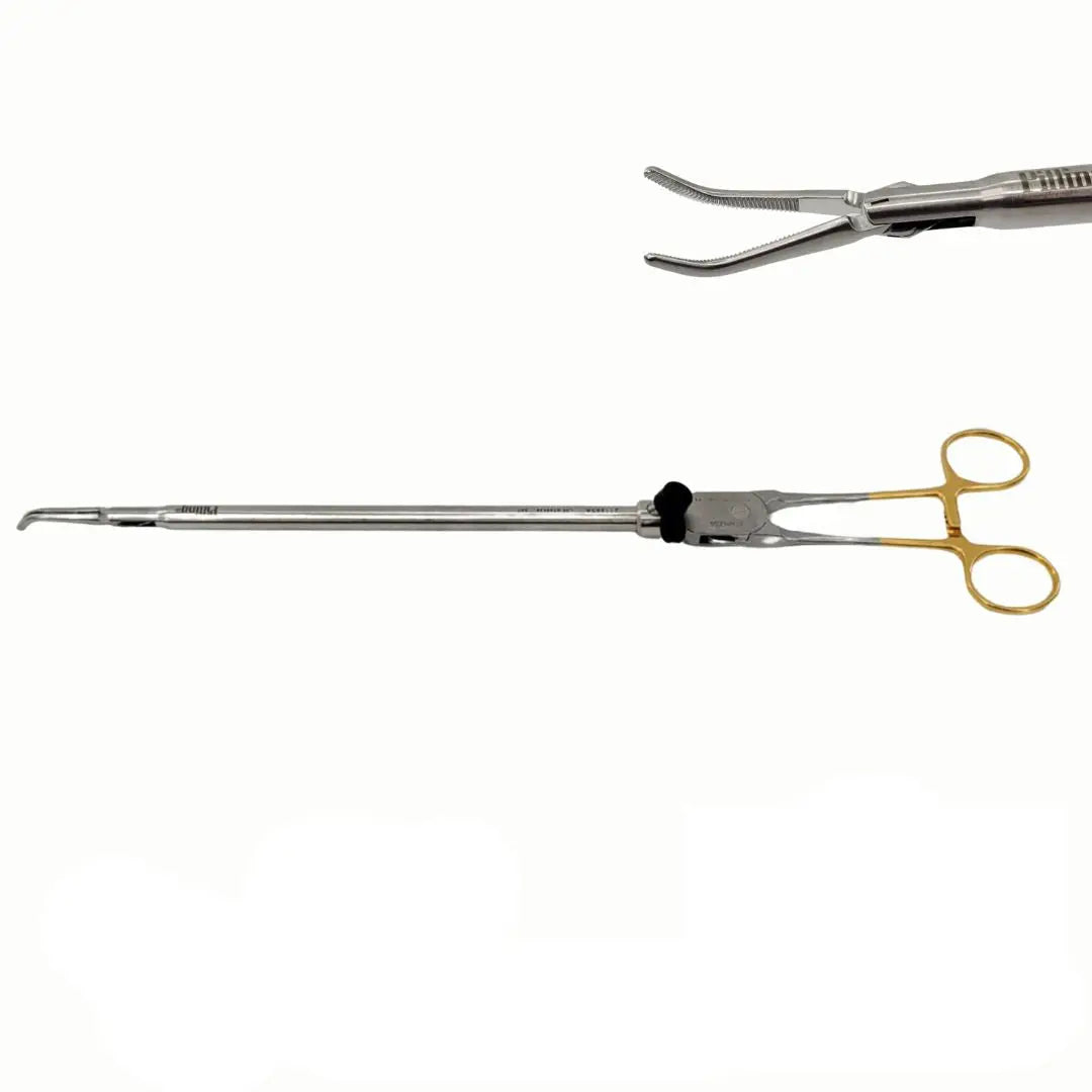 Pilling 211245A Landreneau Lawrence Fine Forceps 45° Curve 15-3/8" Pilling