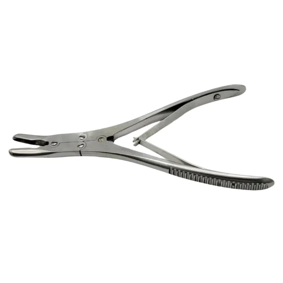 V. Mueller AU6781 Ruskin Rongeur Forceps Double-Auction 6mm Jaw Curved 7-1/2" V. Mueller