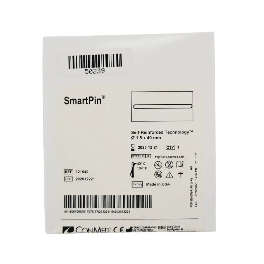 ConMed 121540 SmartPin Self-Reinforced Technology 1.5mm x 40mm ConMed