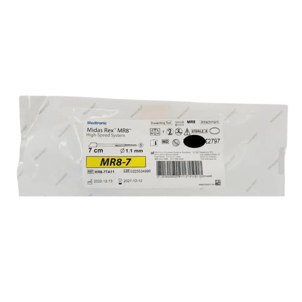 Medtronic MR8-7TA11 Midas Rex High-Speed Dissecting Tool System Medtronic Midas Rex