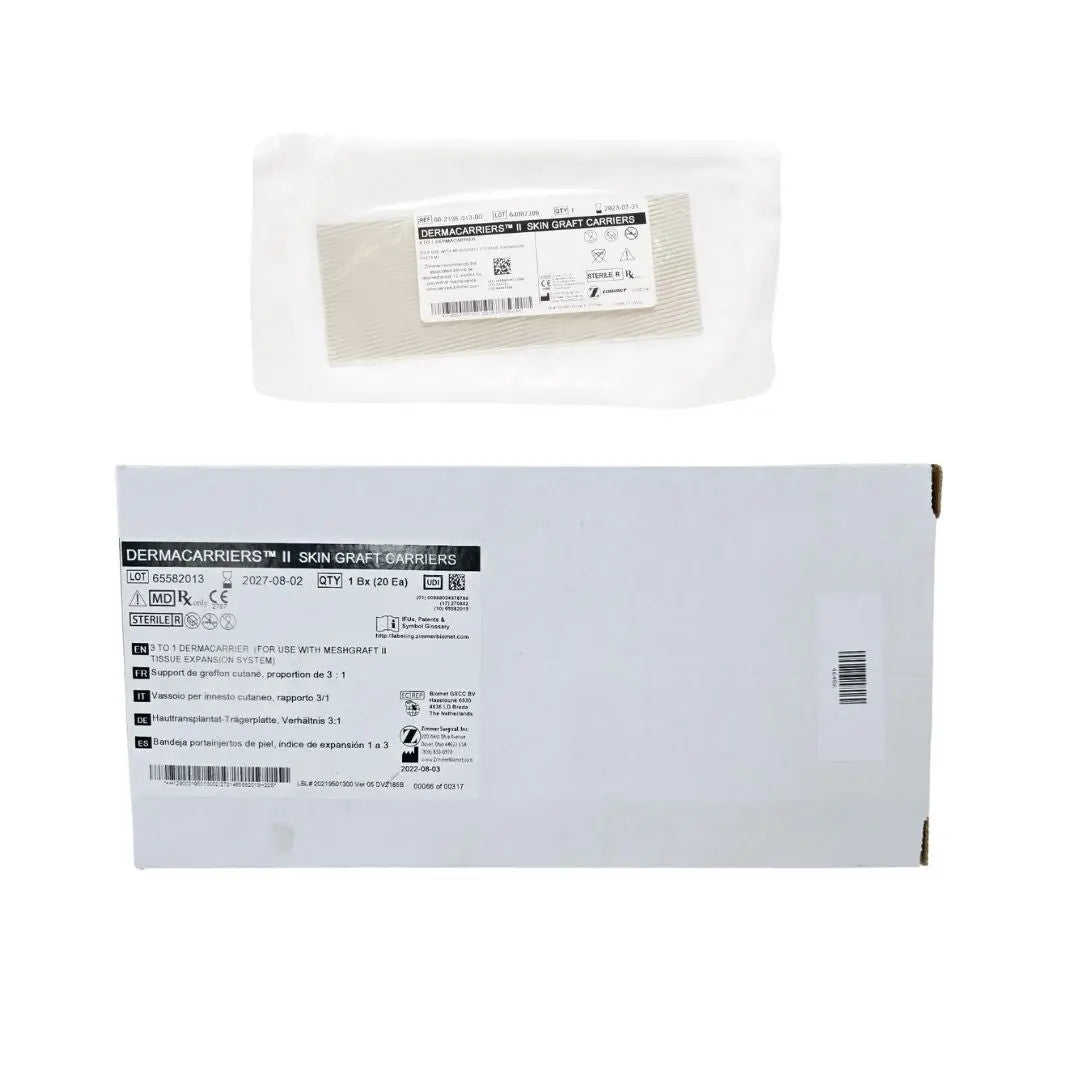 Zimmer 00-2195-013-00 DERMACARRIERS II Skin Graft Carriers Box Of 20 Zimmer