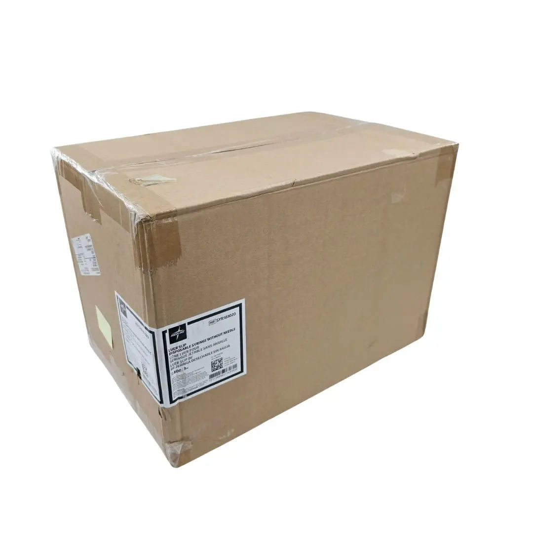 Medline SYR103020 Luer Slip 3mL Disposable Syringe w/o Needle Case of 800 Medline