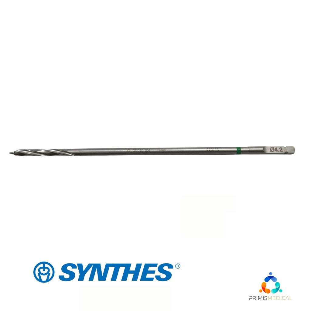 Synthes 03.010.104 Three-Fluted Surgical Drill Bit 4.2mm