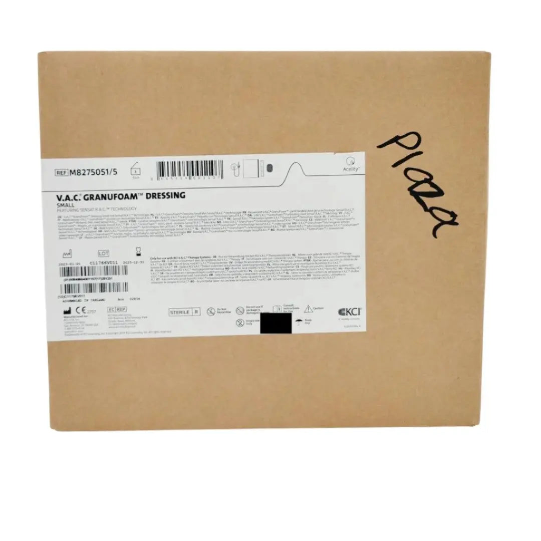 KCI M8275051/5 V.A.C Granufoam Dressing Small Box of 5 KCI