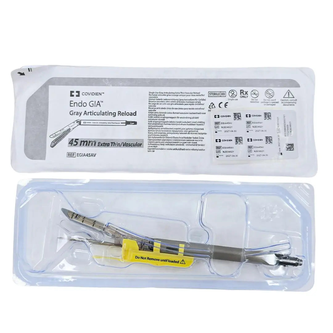 Covidien EGIA45AV Endo GIA Gray Articulating Reload 45mm Extra Thin/ Vascular Covidien