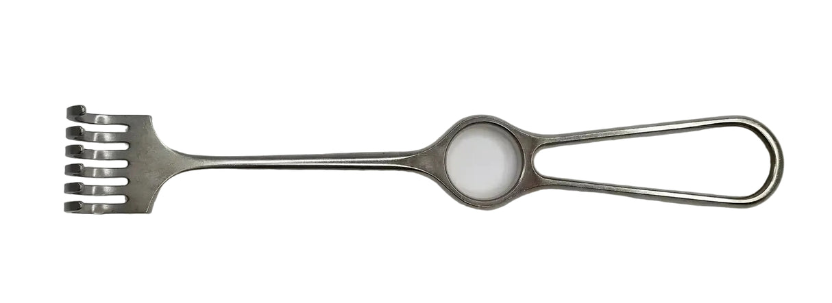 Aesculap BT276R Surgical Blunt 6-Pronged Kocher Retractor 8-3/4" Aesculap