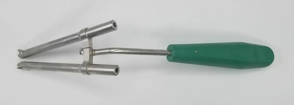 Aesculap FJ834R Orthopedic 14mm Fixed Double Drill Guide 8-1/2" Aesculap