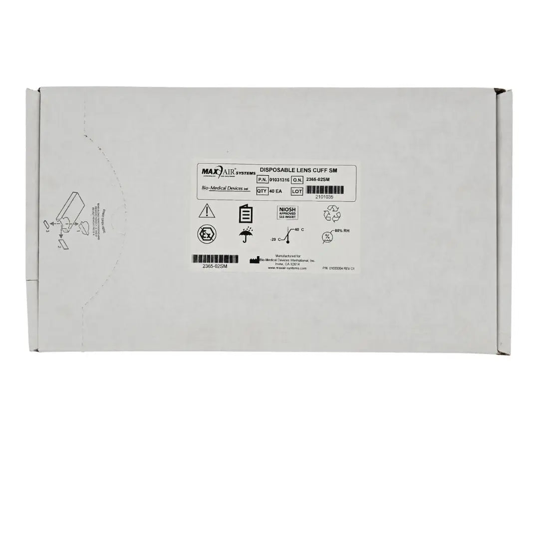Bio-Medical Devices 2365-02SM MAXAIR Systems Disposable Lens Cuff SM BX/40 Bio-Medical Devices
