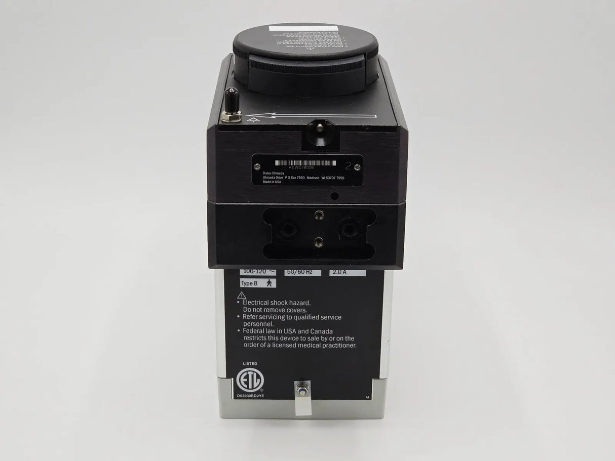 Datex-Ohmeda Tec 6 Plus Desflurane Anesthesia Vaporizer Datex-Ohmeda