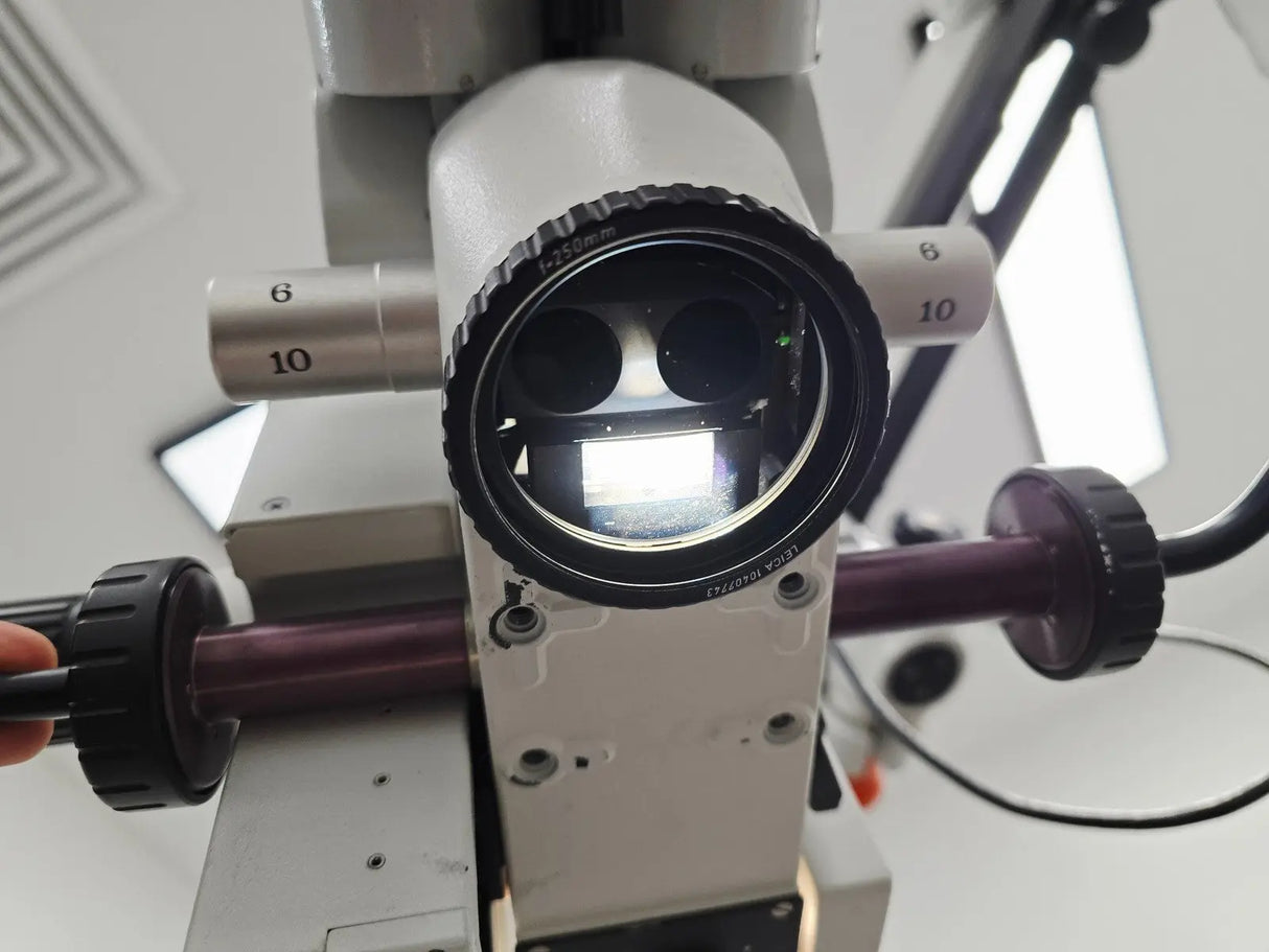 Leica Wild Heerbrugg M655 Ophthalmic Surgical Microscope Floor Stand Leica