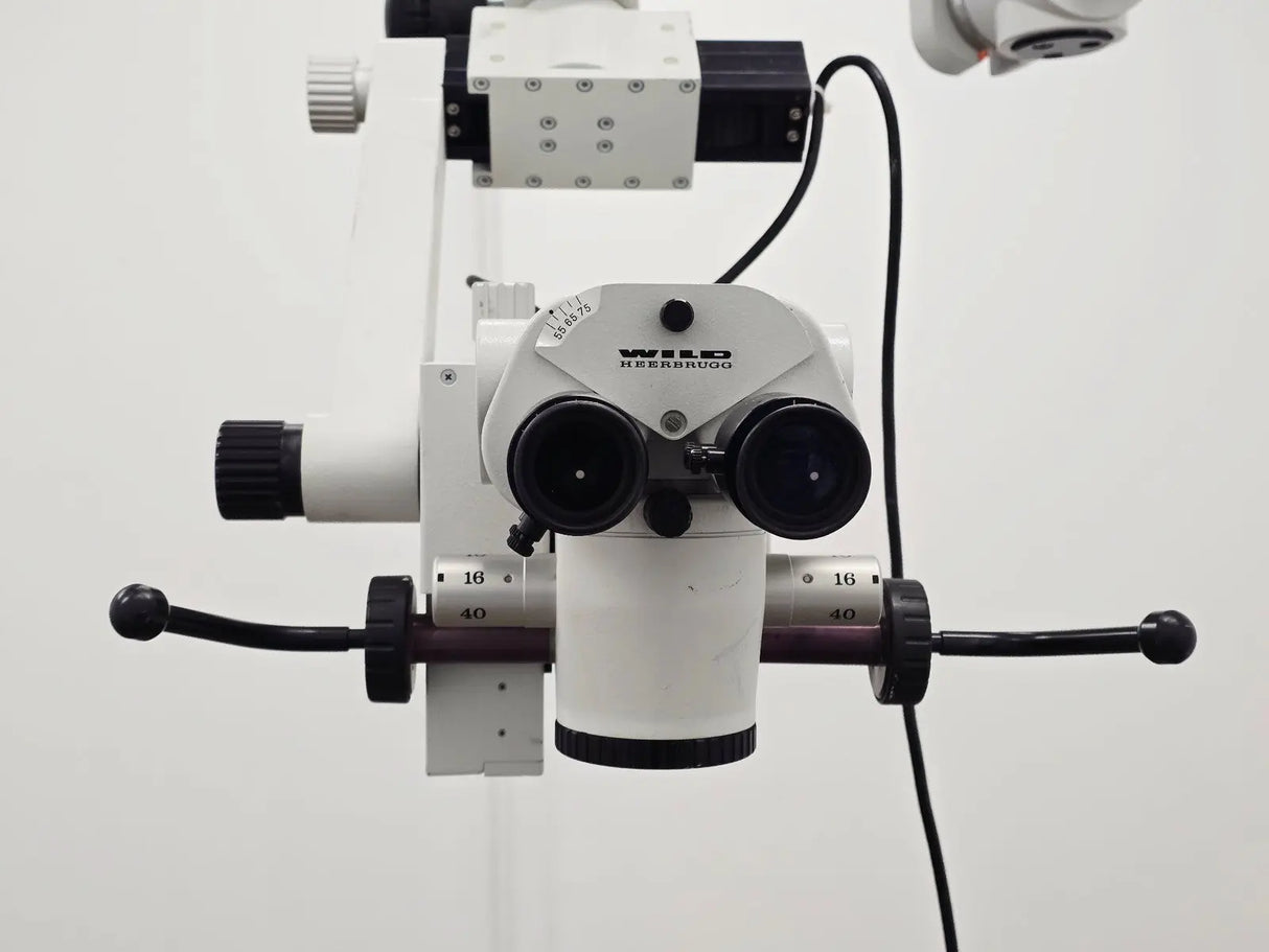 Leica Wild Heerbrugg M655 Ophthalmic Surgical Microscope Floor Stand Leica