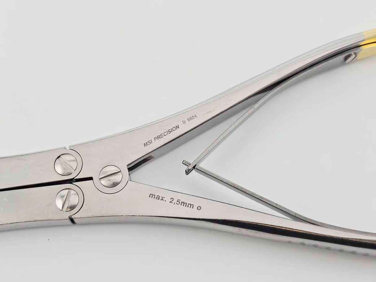 MSI Precision D6624 Angled Jaw Double Action Wire Cutter TCMSI Precision D6624 A MSI