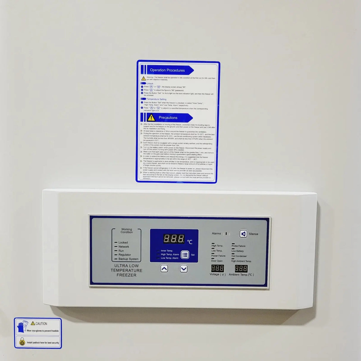 Nuaire NU-99338J Ultra Low-Temperature ULT Freezer -86°C-40°C 12 cu Nuaire