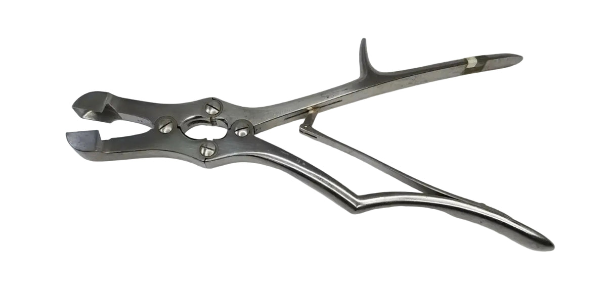 Pilling 34-2105 Orthopedic 17mm Double Action Straight Sauerbruch Rongeur 12" Pilling