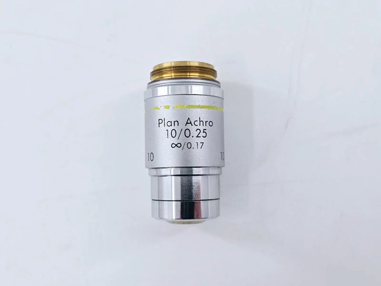 Reichert Plan Achro 1732 10/0.25x Microscope Objective Lens 1-7/8" Reichert U.S.A.