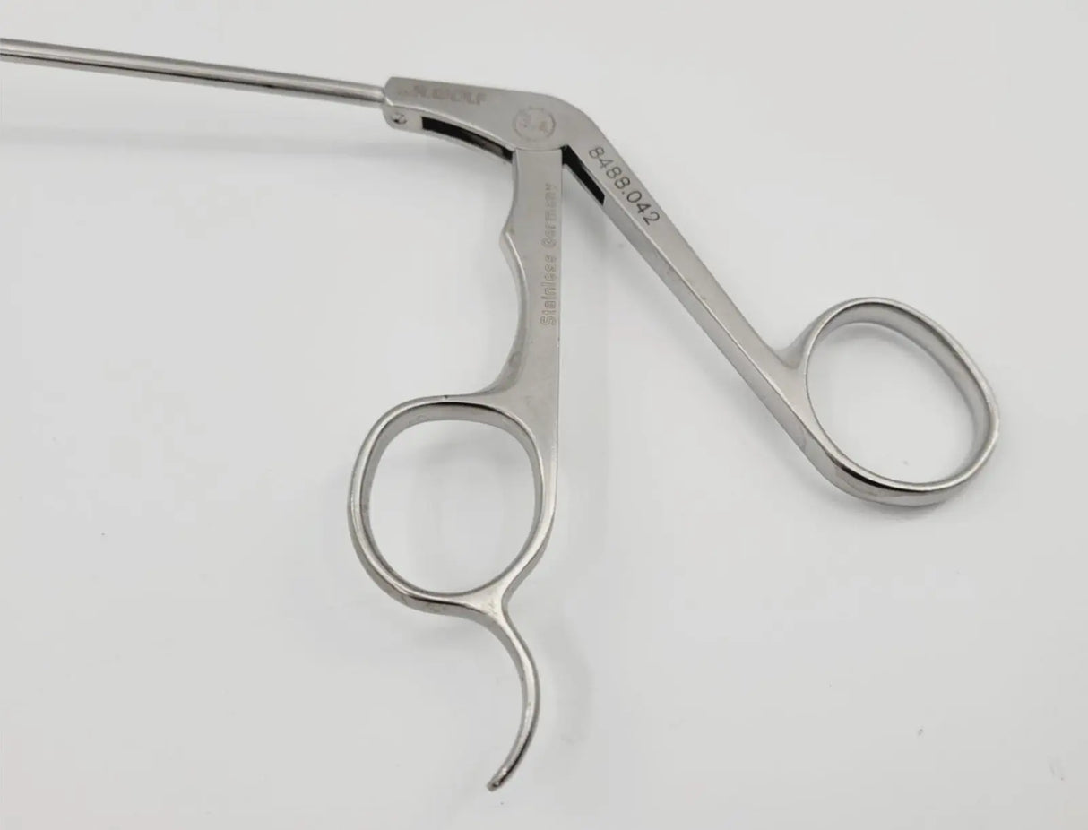 Richard Wolf 8488.042 Hooked Scissors Right Curved 3.4mm 8-3/4" Richard Wolf