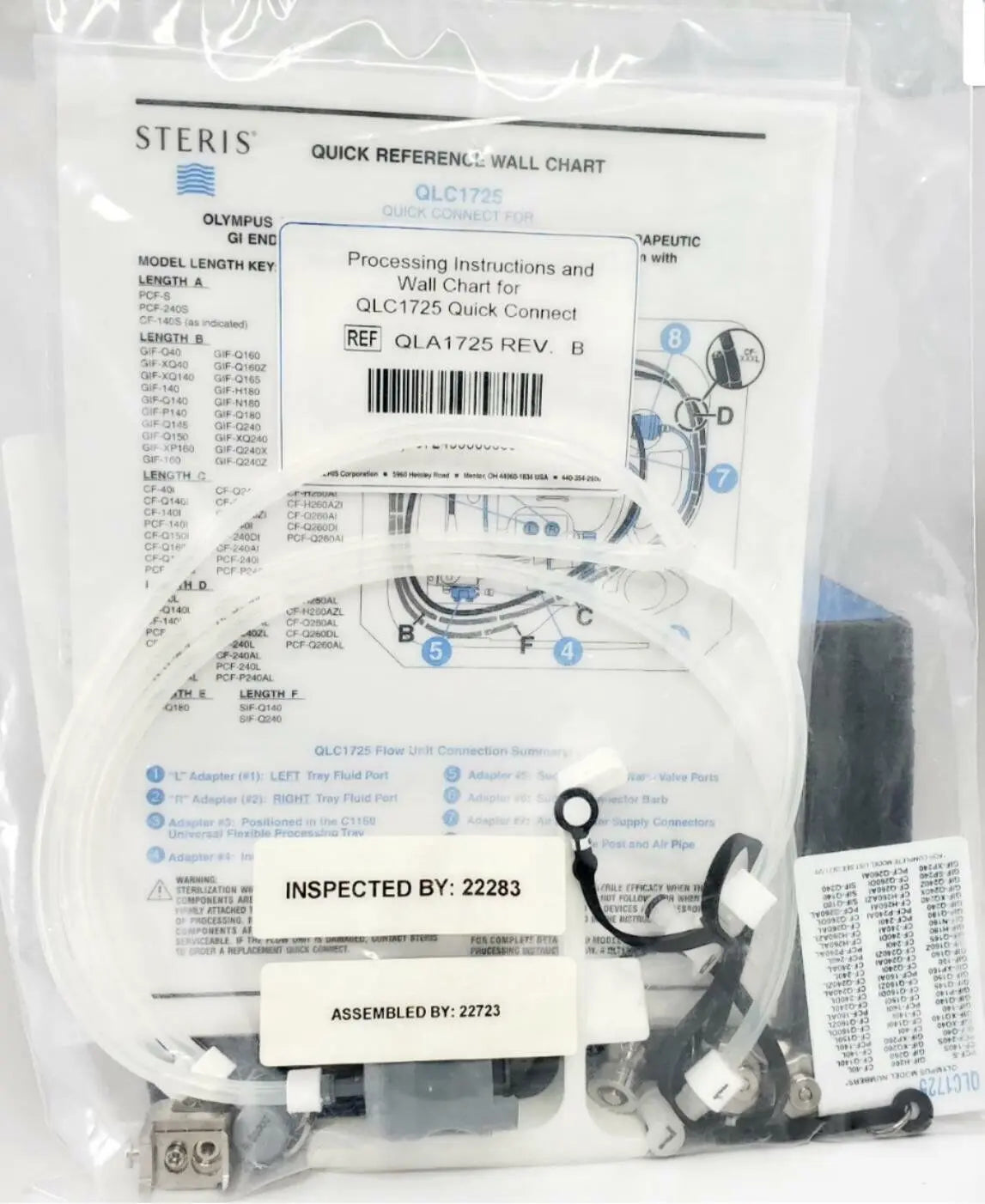 Steris QLC1725 Quick Connect Assembly for Olympus GI Endoscopes - New Steris