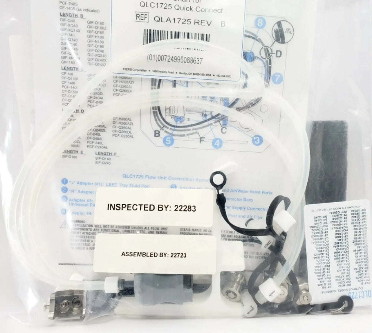 Steris QLC1725 Quick Connect Assembly for Olympus GI Endoscopes - New Steris