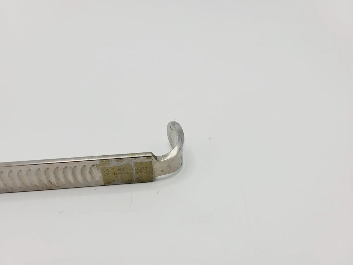 Weck 70332 Ring Retractor Blade, Right, Size 3 ENT 6-1/4" Weck
