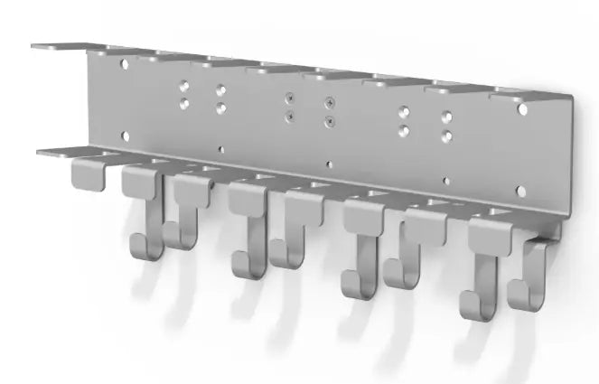 GCX PH-0069-03B Philips MX40/ Telemetry Device Wall Mount Storage Bay 8 Devices Primis Medical