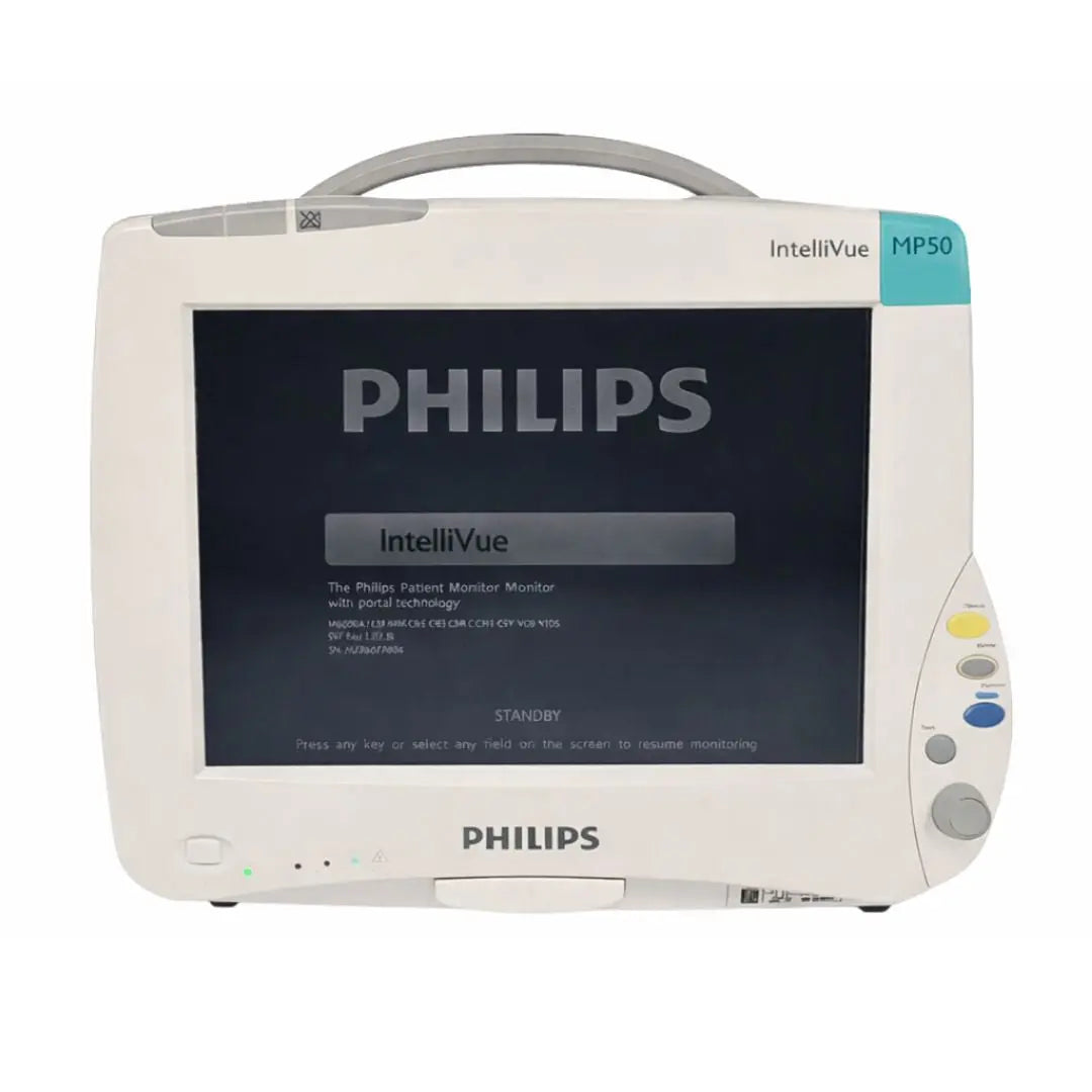 Philips M8004A MP50 Intellivue Critical Care Patient Monitor J.10.26 Certified Primis Medical