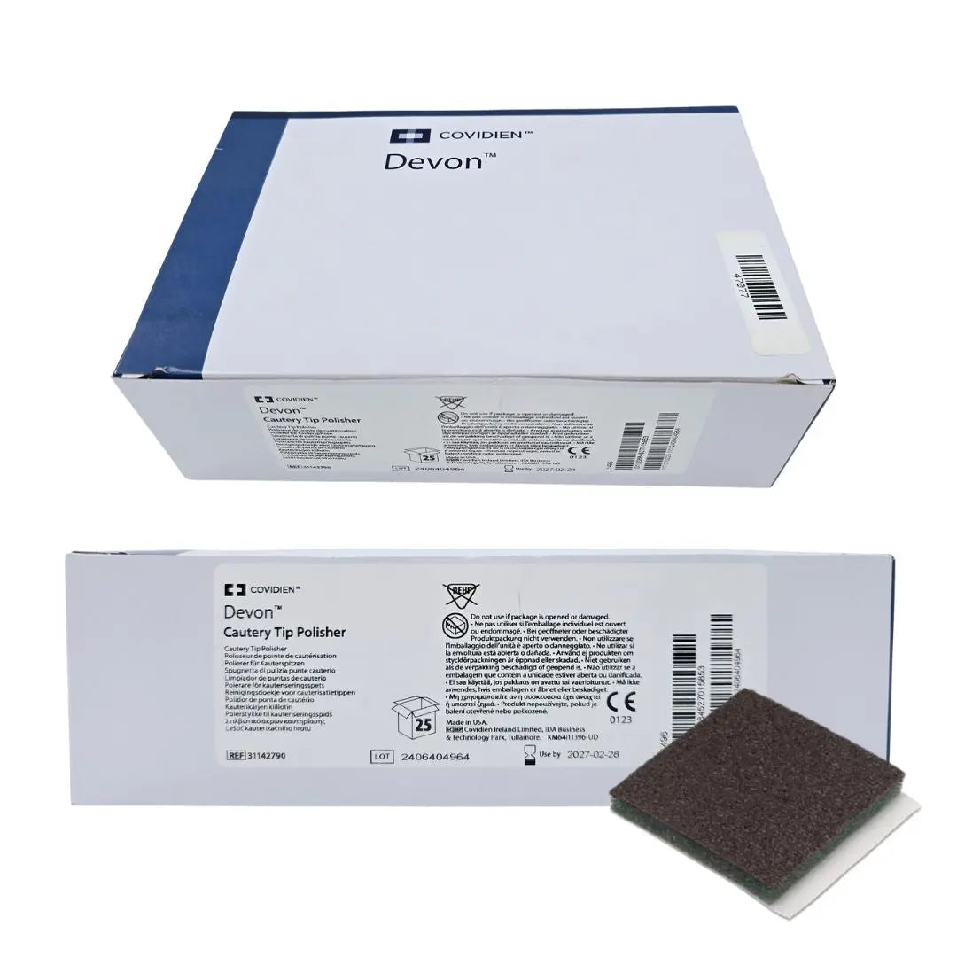 Covidien 31142790 Devon Cautery Tip Polisher Box Of 25 Covidien