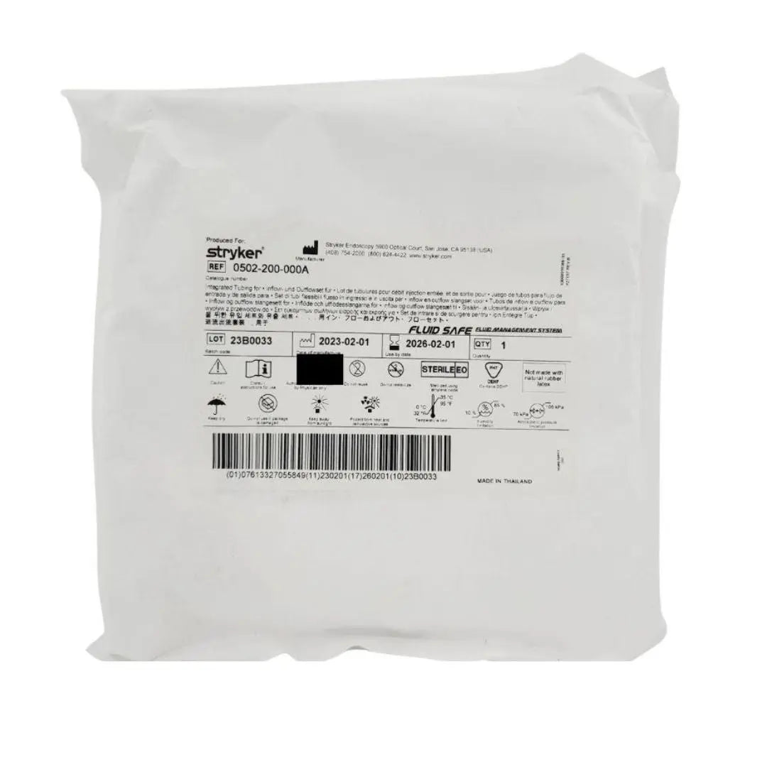 Stryker 0502-200-000A Fluid Safe Fluid Management System Integrated Tubing Stryker