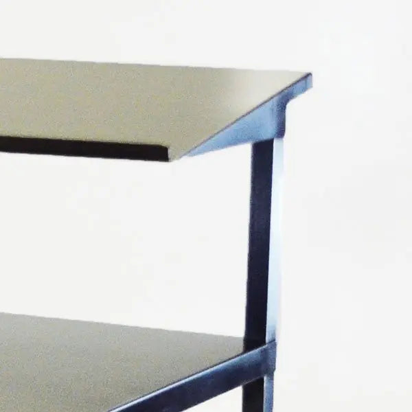 Midcentral Medical MCM-554/555/556 SS Table with Solid Upper Shelf Midcentral Medical