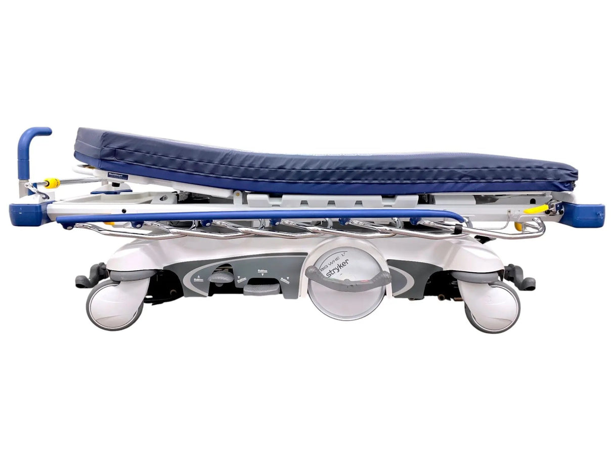 Stryker 1115 Prime Series Big Wheel Stretcher 700lb Capacity Refurbished Primis Medical