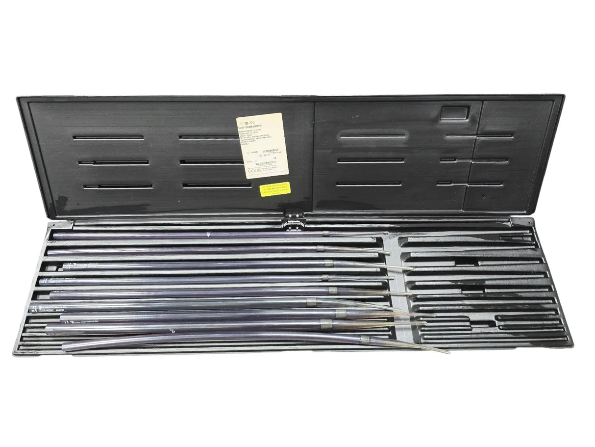 Cook Medical SGD-70-2 Savary Gilliard Piece Dilator Set of 9 w/ Case Cook Medical