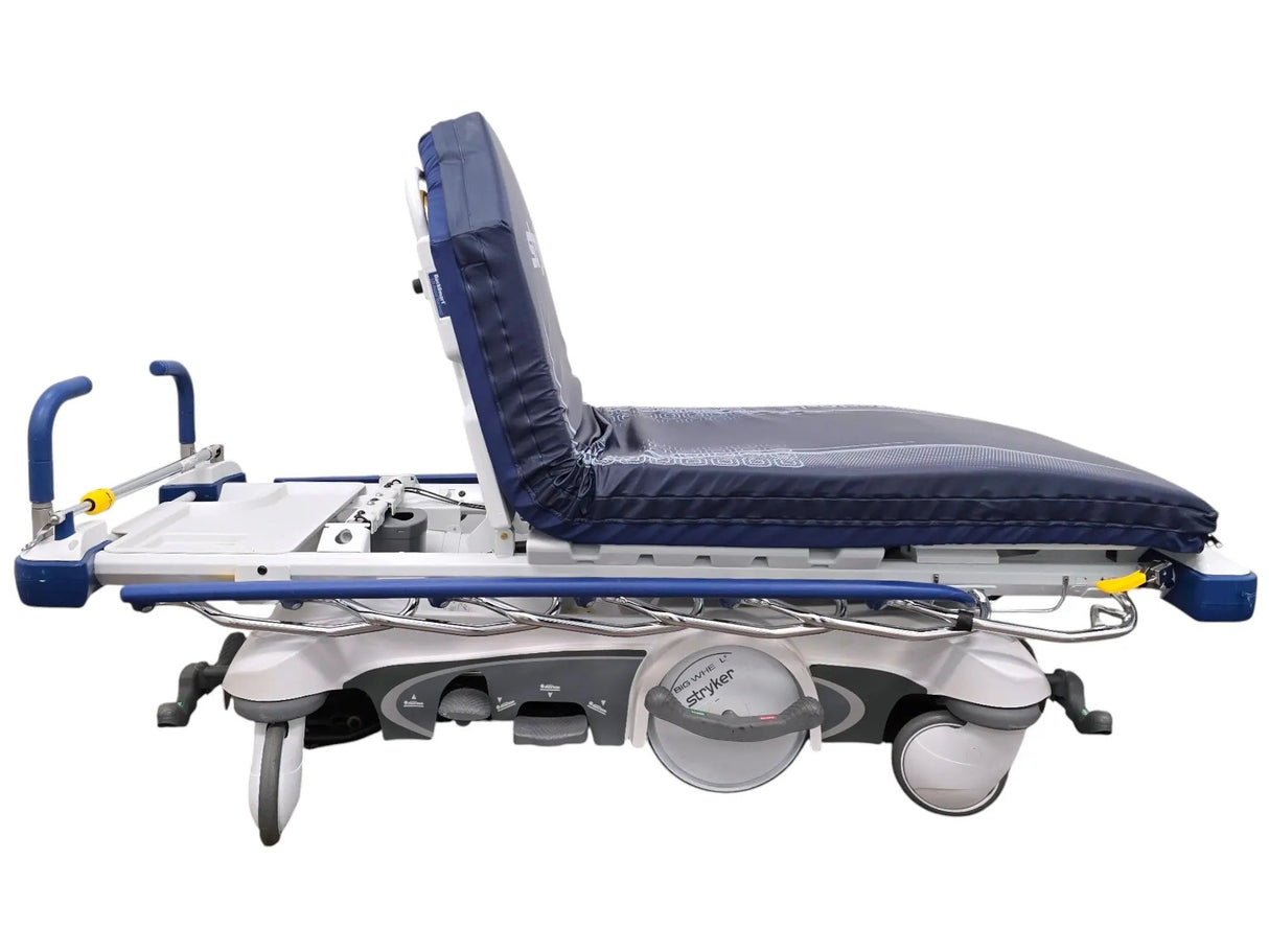 Stryker 1115 Prime Series Big Wheel Stretcher 700lb Capacity Refurbished Primis Medical