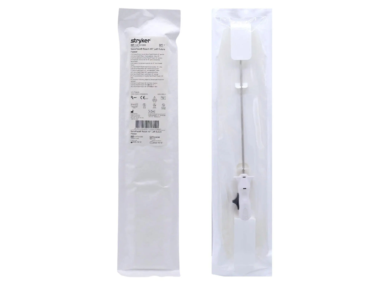 Stryker CAT01355 Nanopass Reach 45 Degress Left Suture Passer Primis Medical