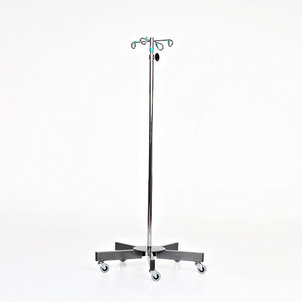 Midcentral Medical MCM-201/202 Chrome IV Pole 5 leg with 2" casters Midcentral Medical
