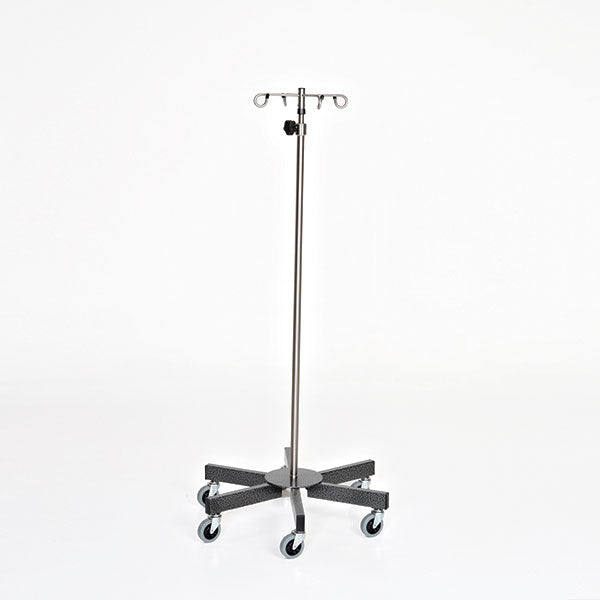 Midcentral Medical MCM-234/235 Chrome IV Pole 6 leg 3" casters Midcentral Medical