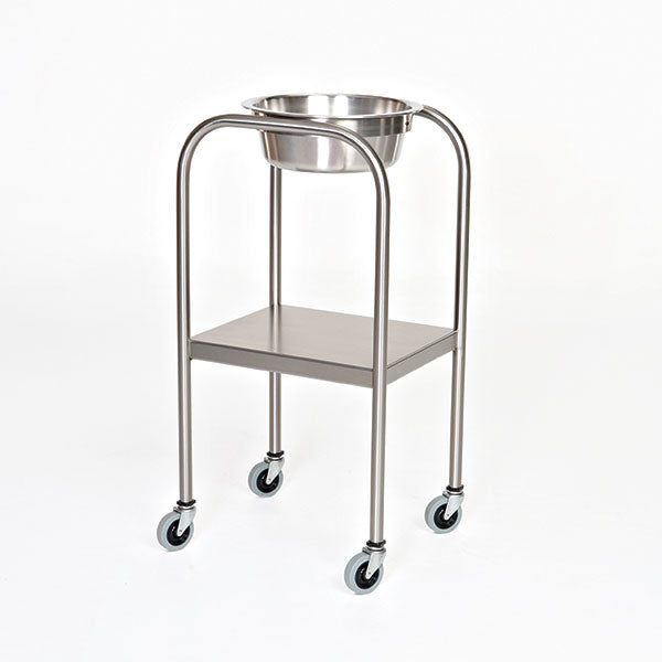 Midcentral Medical MCM-1000/1001/1002/1003 SS Single or Double Bowl Ring Stand Midcentral Medical